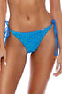 Luli Fama Chasing Stars Sequins Ruched Back Brazilian Tie Side Bottom